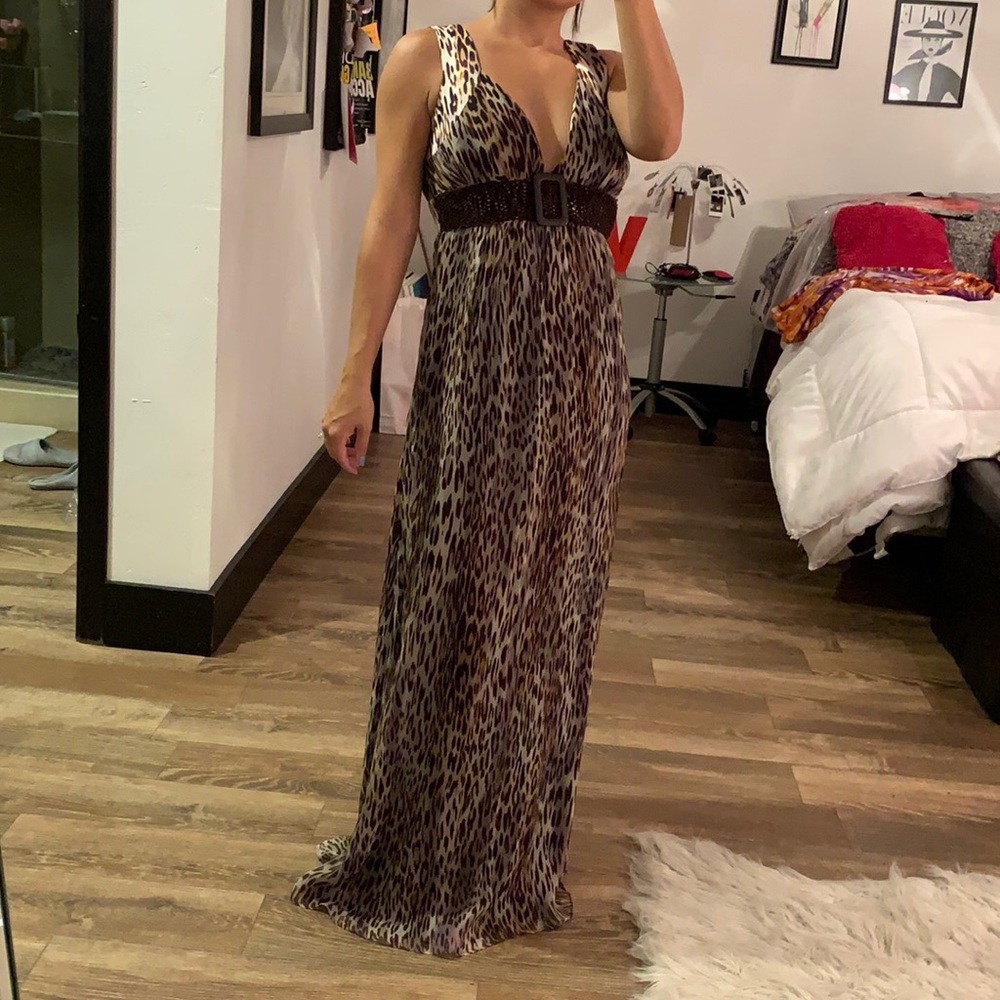 Maxi Leopard Dress